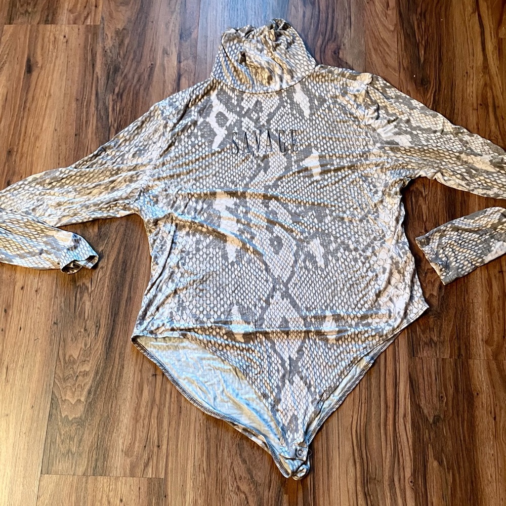 COPY - Snakeskin Turtleneck Bodysuit🦋🐝